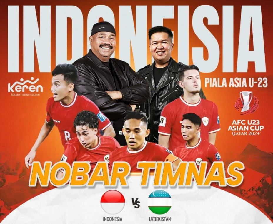 Edi Damansyah Rendi Solihin Dukung Penuh Gelaran Nobar Timnas Indonesia