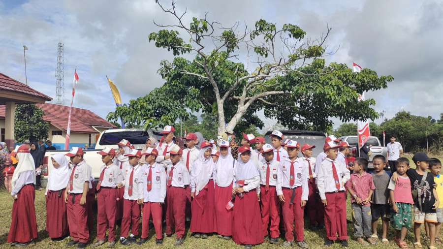 Anak-Anak Didik di Sekolah Pedalaman Kabupaten Berau. (Foto: Indri/Korankaltim.com)