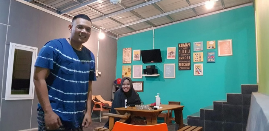 Rahman, Ketua Koni Kukar saat pandemi ini lebih banyak menghabiskan waktu di rumah bersama keluarga (Ist)
