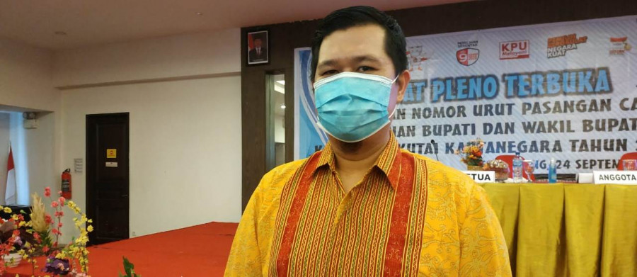Ketua KPU Kukar, Erlyando Saputra. (Foto:dok.KoranKaltim.com)
