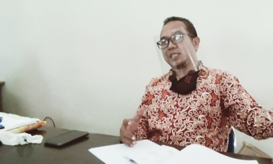 Kepala Kebersihan dan Pemanfaatan Sampah, DLH Bontang, Taufan Kurnia ( Romi/korankaltim.com)