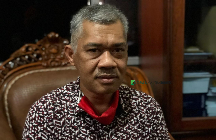 Ketua DPC PDI P Balikpapan Budiono Sastro Prawiro (Foto: Yudi Hadi/korankaltim.com)