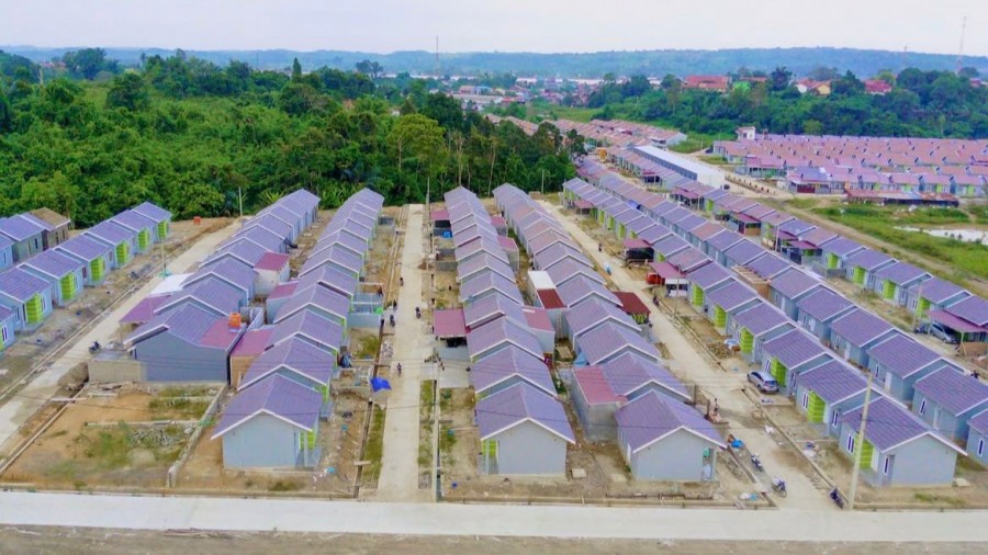 Ilustrasi rumah MBR Griya Tambak Rel. (Istimewa)