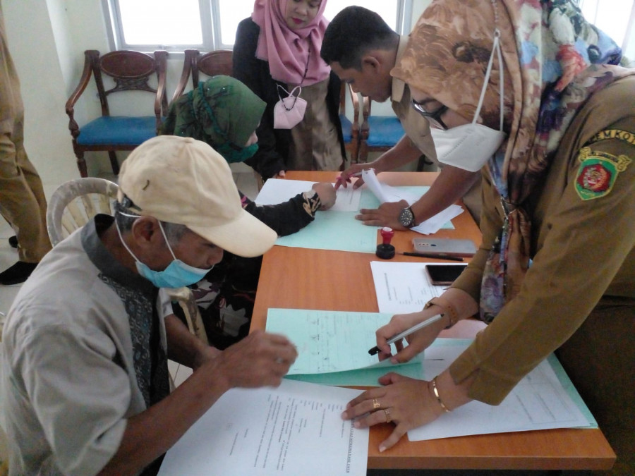 Warga terdampak yang masuk dalam rencana pembebasan lahan (Ist)