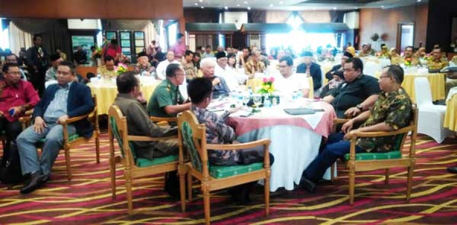 Suasana FGD pasca Pilgub Kaltim di Ruang Pandurata Kantor Gubernur Kaltim, Jl Gajah Mada Samarinda Senin (2/07/2018) pagi. (KORANKALTIM.COM/Rusdi)