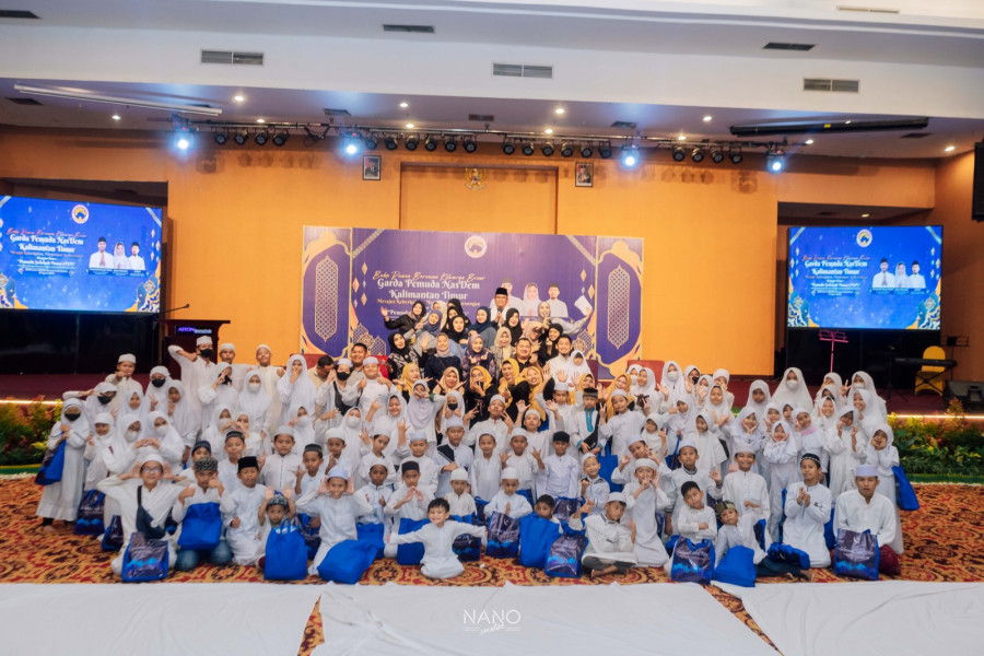 Garda Pemuda Nasdem Kaltim Buka Bersama Anak Yatim Piatu