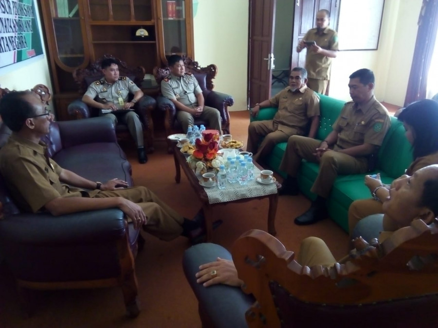 Rapat Koordinasi Mou DPPR dan BPN RI Kukar di Kantor DPPR Kukar dan Penandatanganan Mou