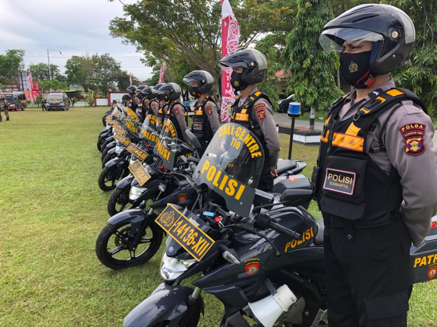 Petugas Quick Response 110 Polresta Balikpapan (Yudi Hadi/korankaltim.com)