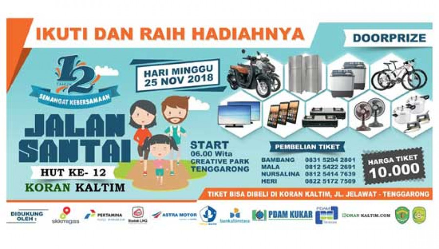 LNG Badak Sponsori Jalan Sehat Bersama Koran Kaltim