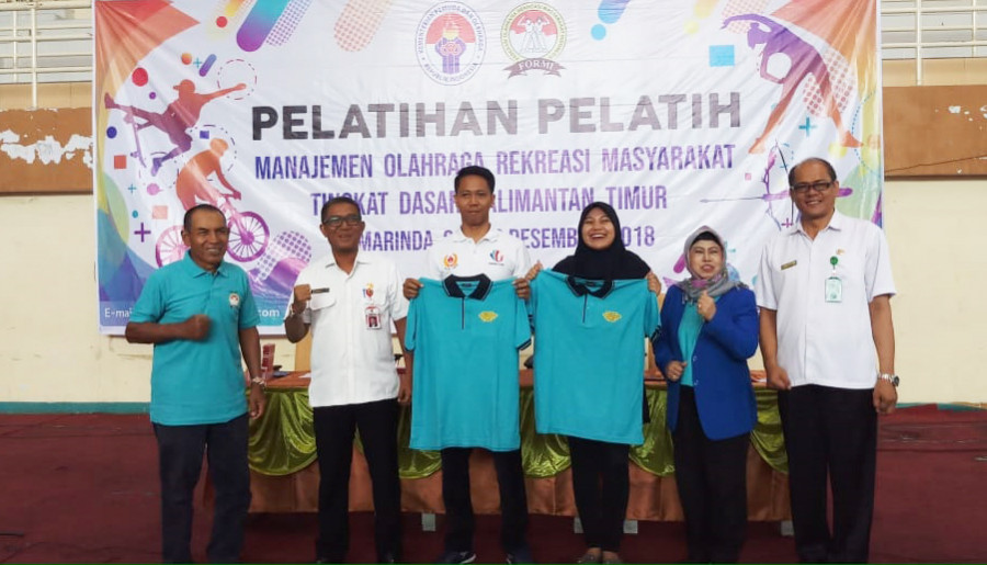 Usai pembukaan pelatihan pelatih bersama dengan Dispora dan Formi Kaltim serta perwakilan peserta pelatihan