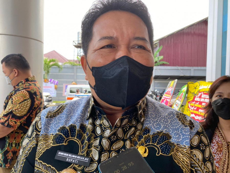 Bupati Mahulu Bonifasius Belawan Geh (Foto: Faishal Ays/Korankaltim.com)