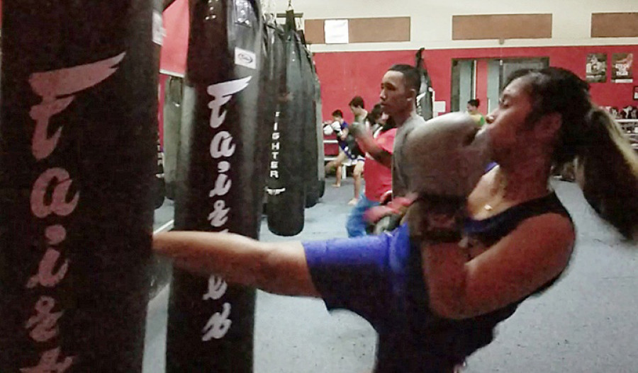 Atlet Muaythai Kukar terus lakukan persiapan ( Foto: Istimewa )