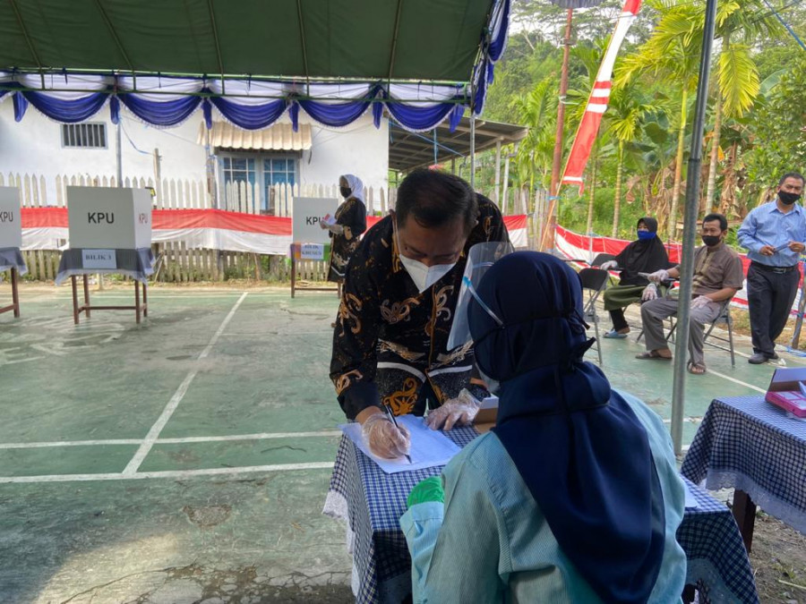 Proses Pemungutan Suara di salah satu TPS di Bontang (Ist/Korankaltim)
