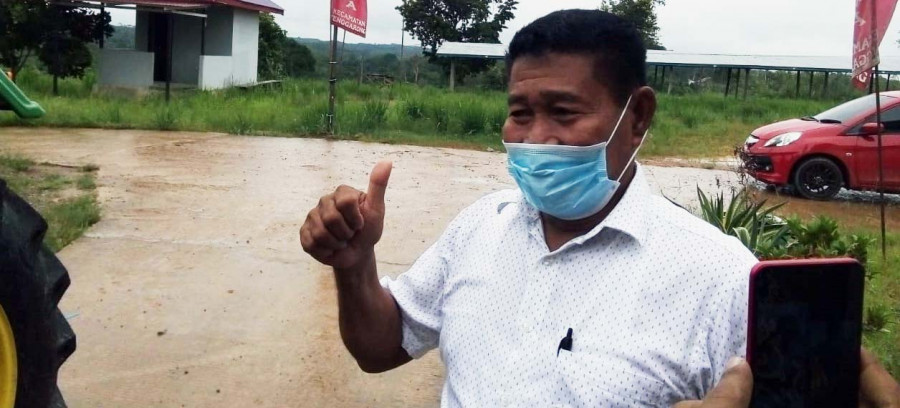Kepala Desa Bendang Raya, Muhammadin (Heri/korankaltim.com)