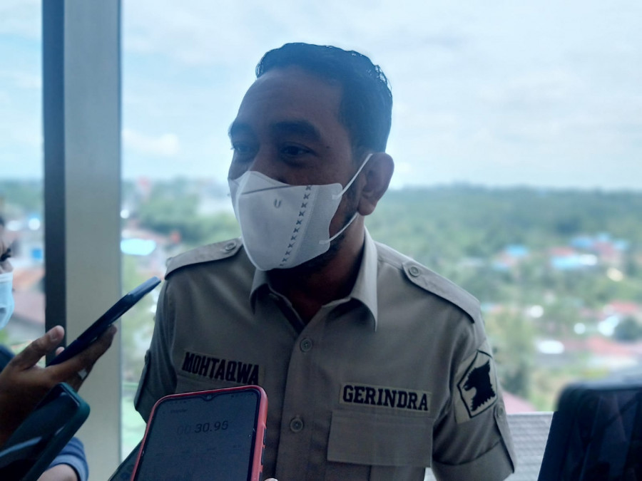 Ketua DPC Gerindra Balikpapan Muhammad Taqwa (Laeko-KoranKaltim)