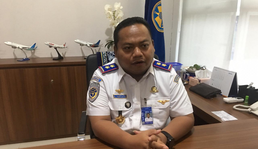 Kepala bandara kalimatmu Bambang Hartanto
