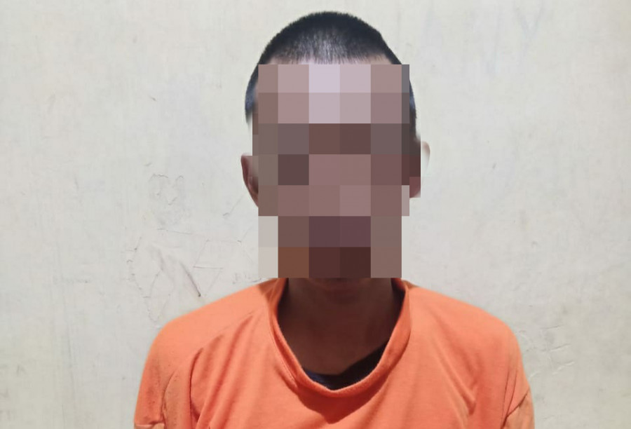 Tersangka pelaku curanmor yang diamankan jajaran Reskrim Polsek Sungai Kunjang Sabtu (27/2/2021) kemarin. (Foto: Istimewa)
