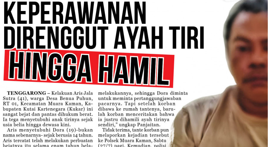 Supir Truk Tronton Ini Setubuhi Anak Tiri Sejak 14 Tahun, Kini Berbadan Dua