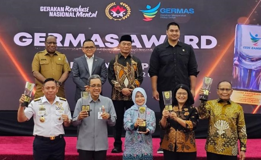 Kemenkumham Raih Penghargaan Terbaik Kedua Germas Award Tahun 2023