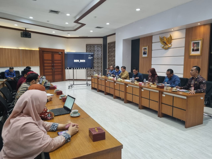 Situasi rapat BKPSDM (istimewa)