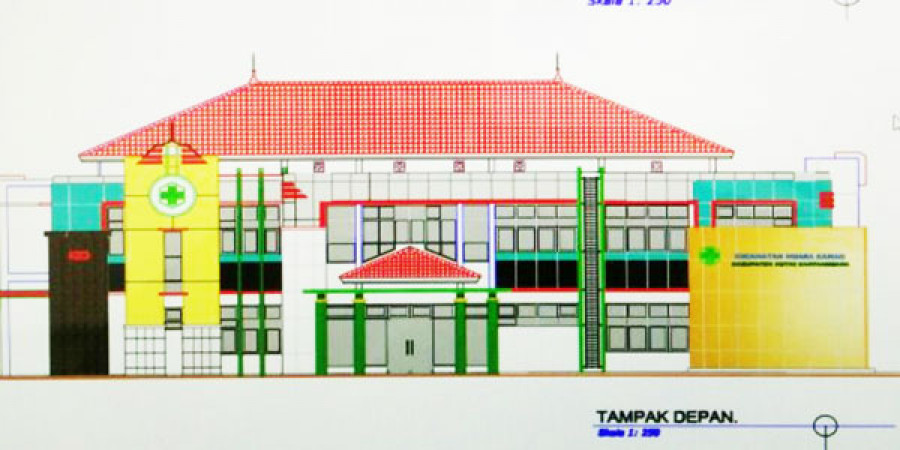 Desain Puskesmas Muara Kaman yang baru
