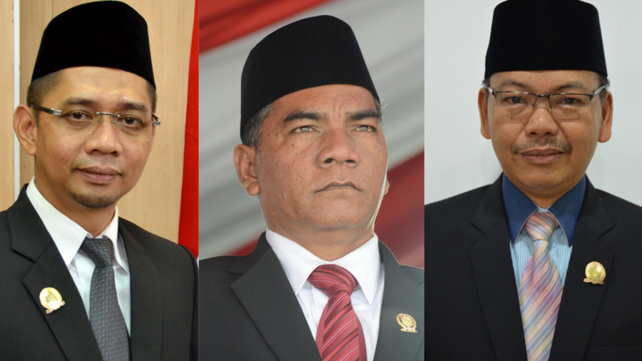 Anggota DPRD Partai PKS Firnadi Ikhsan, Burhanuddin dan Saparuddin Pabonglean (Foto: Ist)