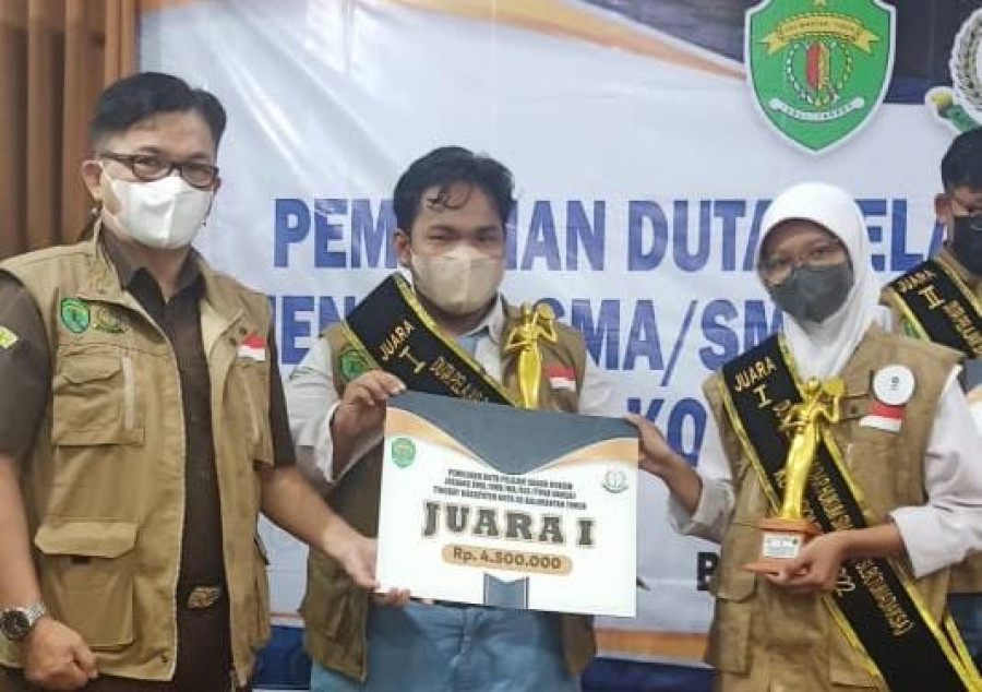 Proses Pemilihan Duta Pelajar Sadar Hukum Bontang. (Foto: Istimewa)
