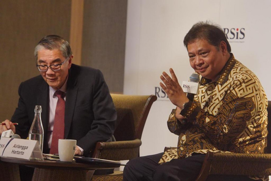 Airlangga Hartarto Paparkan Keberhasilan Indonesia Tangani Unprecedented Crisis di Singapura