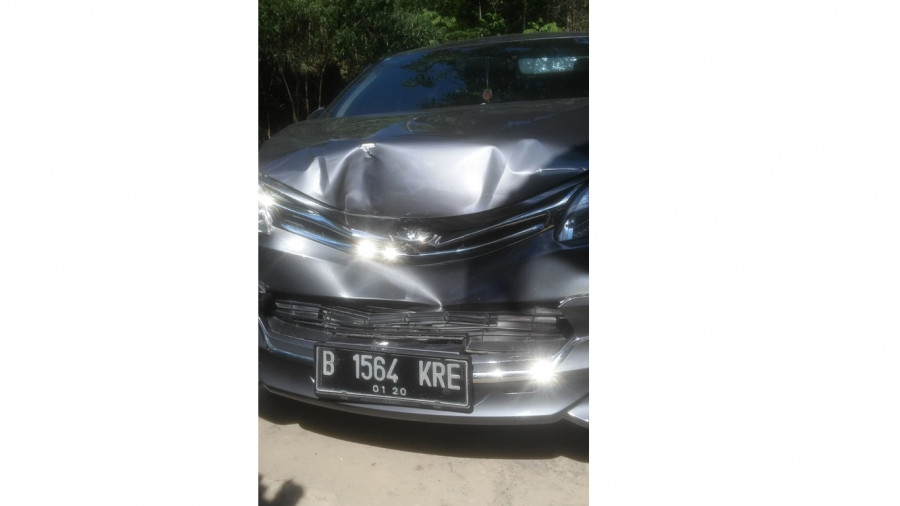 Usai dibawa lari, akhirnya mobil Avanza milik korban an. Bella Indi ditemukan di Bukit Suharto ( Foto: Istimewa )