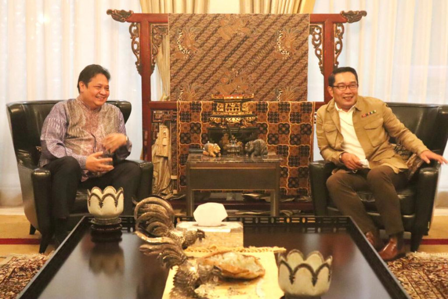 Balas Budi ke Golkar, Ridwan Kamil Dukung Airlangga Nyapres