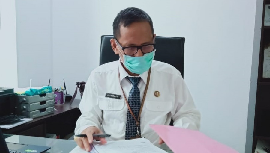 Kepala DPUTR Paser Hasanuddin. ( Foto : Dwi Cahyo / Korankaltim.com )