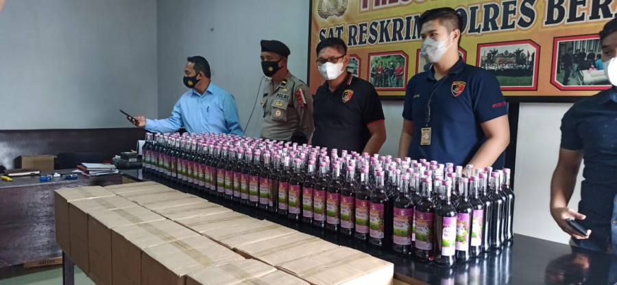 Barang bukti yang diamankan Satreskrim Polres Berau dari pelaku SM. (Foto: Istimewa)