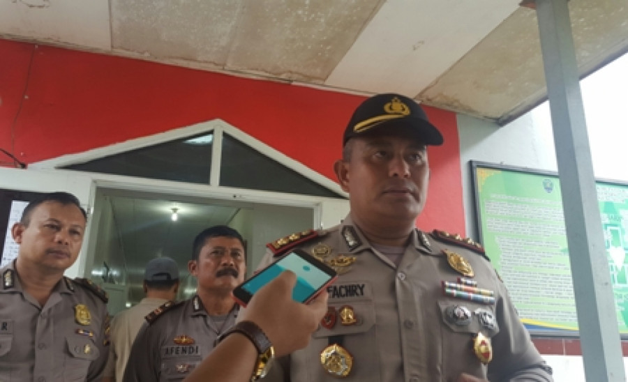 BERI KETERANGAN : Kapolres Bulungan AKBP Muhmmad Fachry saat memberikan keterangan kepada awak media belum lama ini.