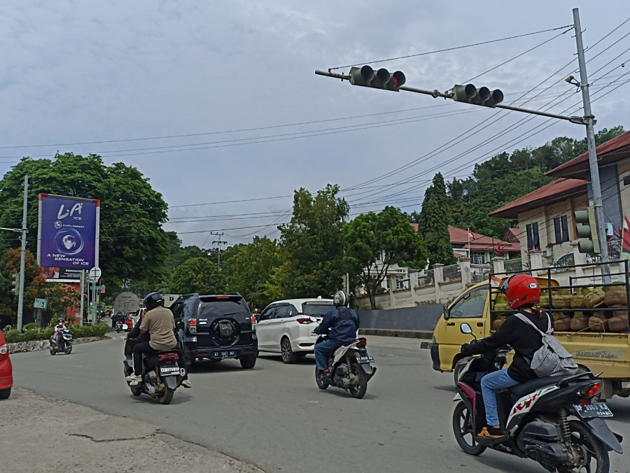 Lokasi rencana pembangunan flyover oleh Dinas PUPR-Pera Kaltim di Jalan MT Haryono-Teuku Umar (Rahmat Surya/KK)