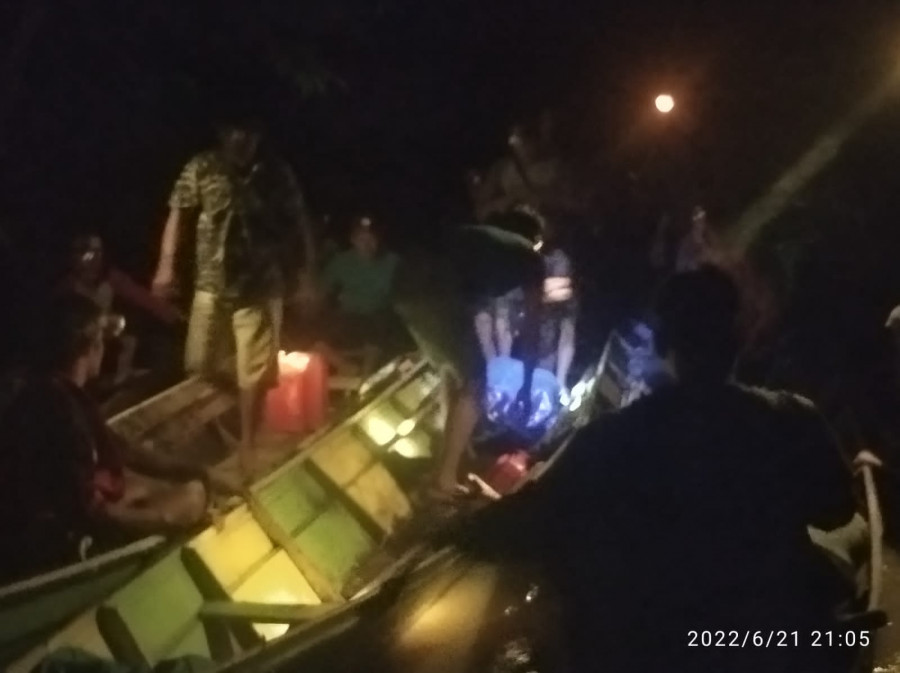 Korban kedua yang berhasil ditemukan pada Selasa (21/6/2022) malam oleh warga setempat. (Istimewa)