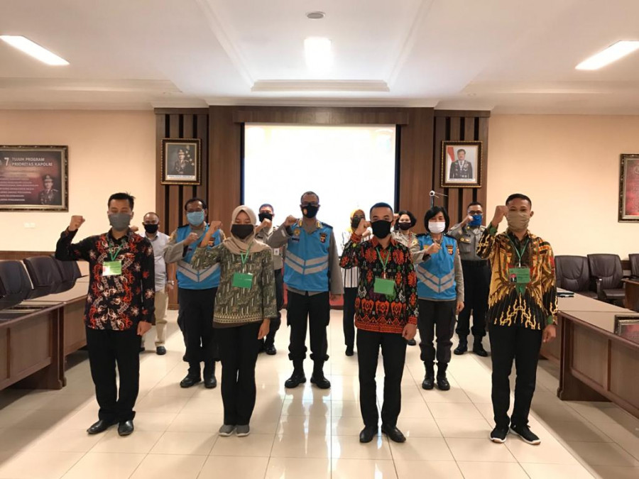 Empat Peserta Bakomsus saat akan mengikuti test Psikologi oleh Biro SDM Polda Kaltim (ist)