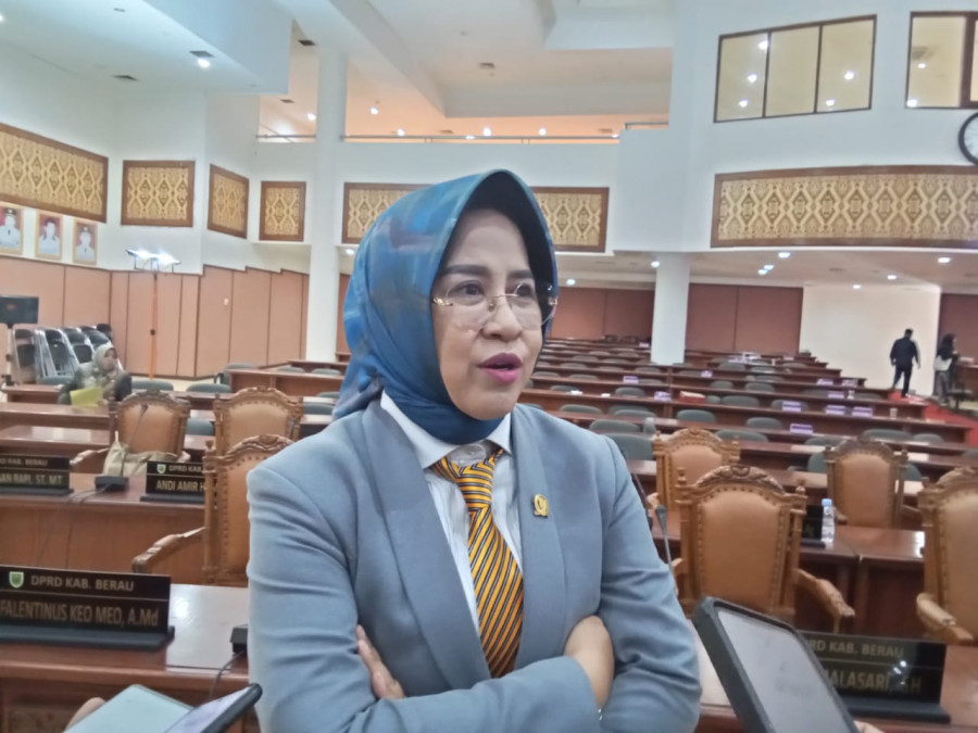 Wakil Ketua I DPRD Berau, Syarifatul Syadiah. (Foto: Indri/Korankaltim.com)
