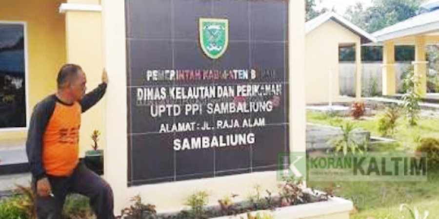 TERKENDALA ANGGARAN: Tempat Penampungan Ikan Sambaliung tidak beroperasi maksimal karena tidak jelasnya anggaran. (Foto: Indra/korankaltim.com)