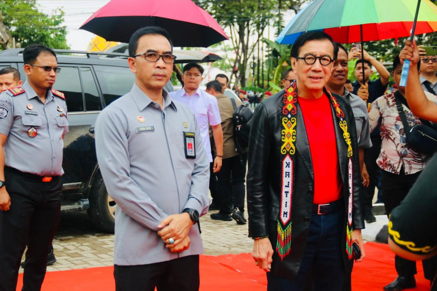 Menteri Hukum dan HAM, Yasonna H Laoly Berkunjung Ke Lapas Kelas IIA Balikpapan. (Foto: Istimewa)