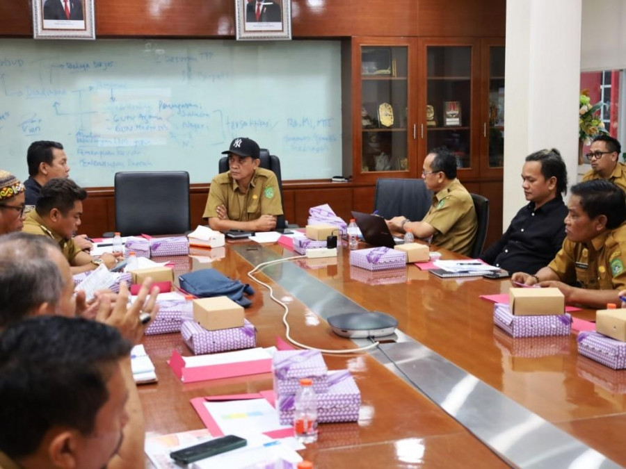Rapat persiapan kegiatan Gelar Apresiasi Seni Budaya Daerah Kukar. (Foto: Prokom)