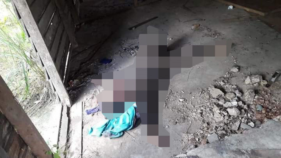 Korban Penganiayaan, Yang Ditemukan di Salah satu Pondok Kosong di Bontang Lestari (Foto: istimewa)