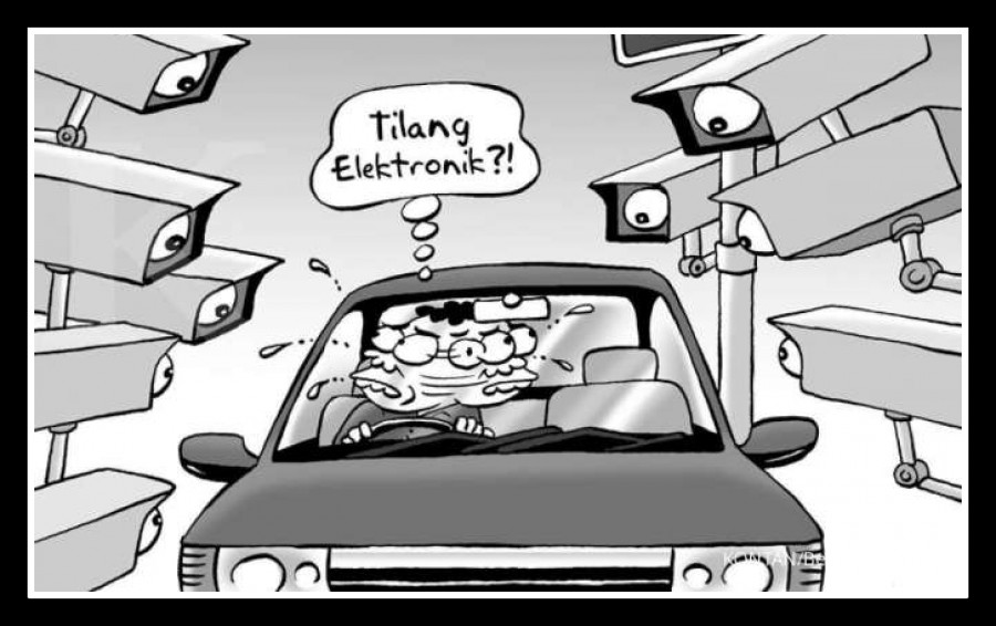 ilustrasi tilang elektronik (Foto: kontan.co.id)