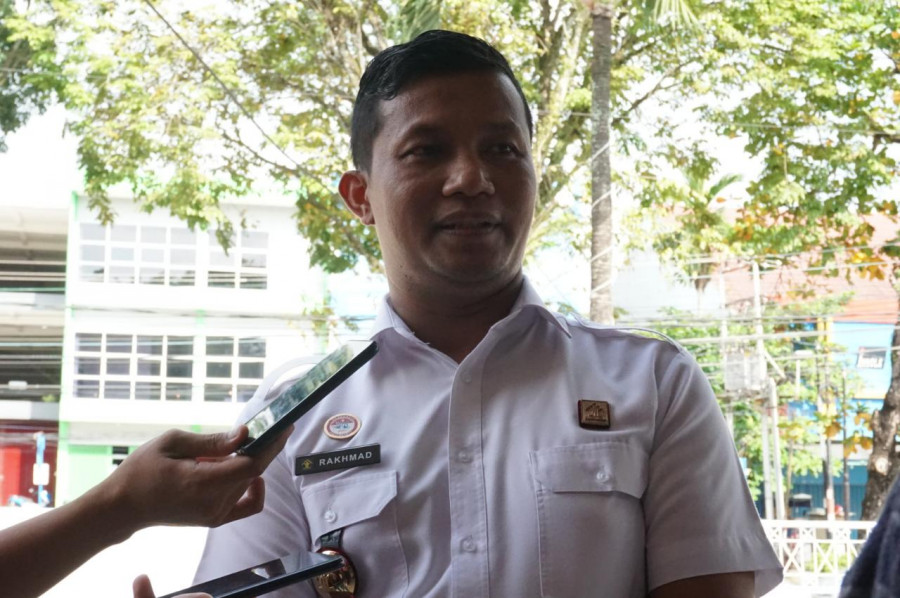 Kasubsi Pelayanan Tahanan Rutan Klas II A Samarinda, Rakhmat Hidayat saat ditemui di Rutan Rabu (1/4/2020) hari ini. (Foto:Nancy/korankaltim)