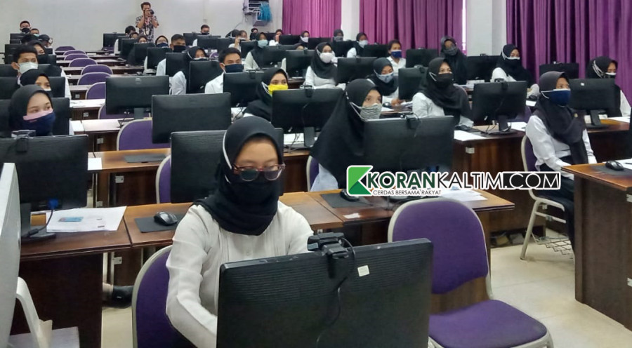 Pelaksanaan CPNS pada tahap SKD beberapa waktu lalu (Foto: Claudius Vico/Korankaltim.com)