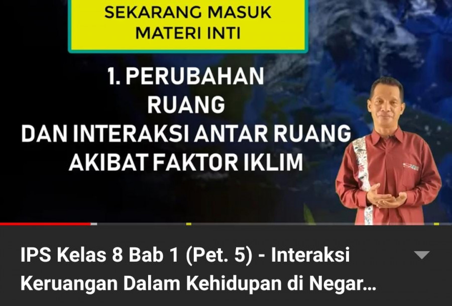 Tangkapan Layar materi di kanal YouTube Kukar Pintar. ( Foto: ist)