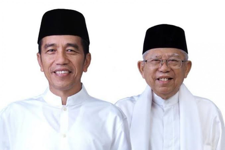 Presiden dan Wakil Presiden terpilih Joko Widodo-Ma'ruf Amin