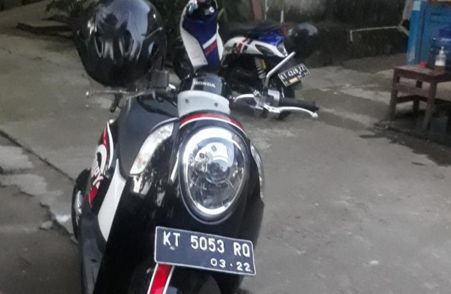Sepeda motor Honda Scoopy milik Frengky sebelum hilang (Foto: Istimewa)