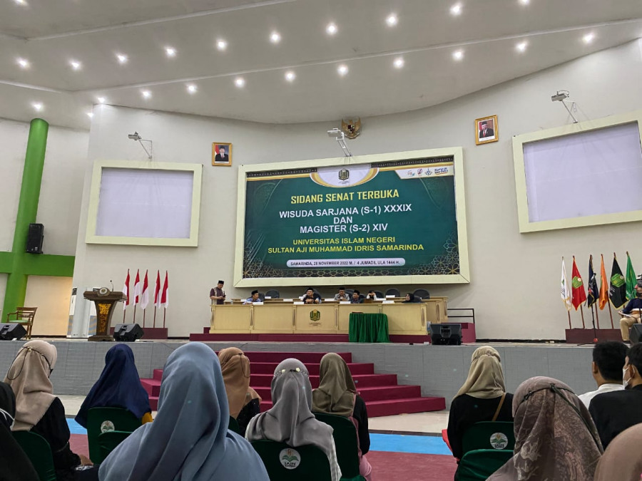 Kegiatan Gladi Bersih Wisuda UINSI Samarinda. (Foto: Istimewa)