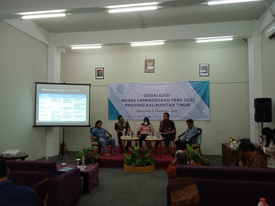Provinsi Kaltim Raih Indeks Kemerdekaan Pers Tertinggi Tahun 2022