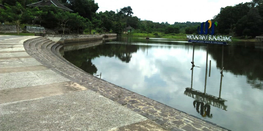 Objek wisata waduk panji sukarame ( rian / korankaltim.com)